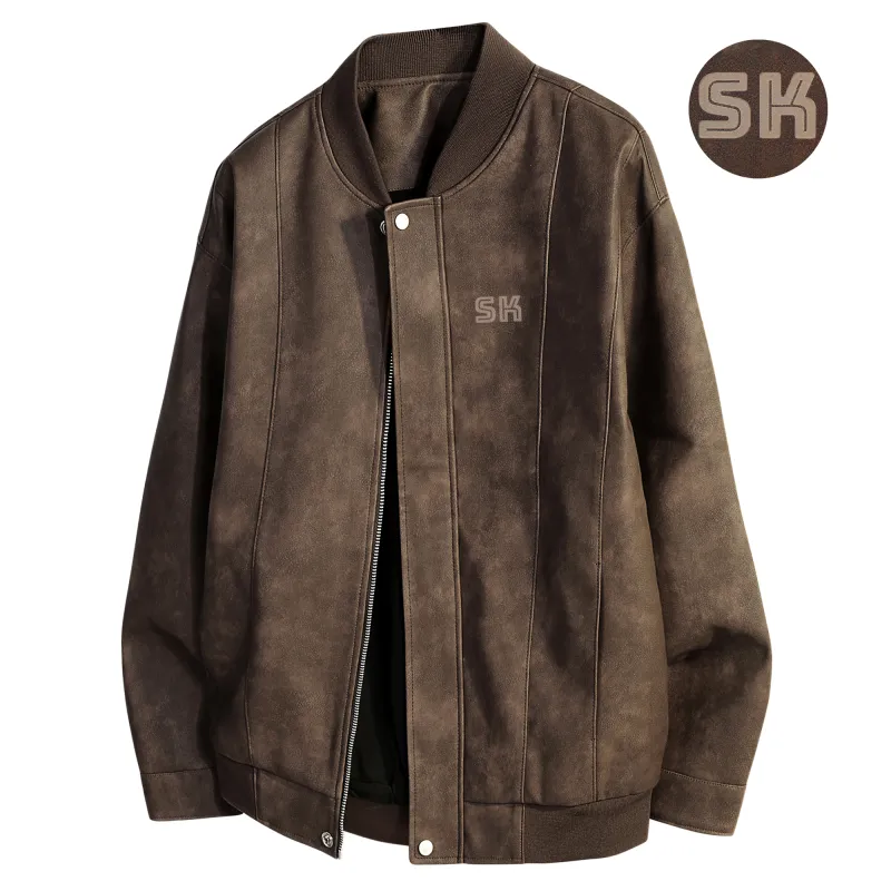 S.k. Manor Hill Leather Jacket Unisex-1