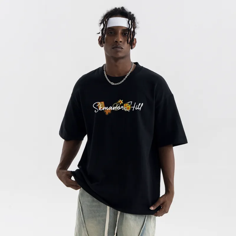 S.k. Manor Hill Short Sleeved T Shirts Unisex-4