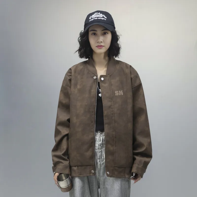 S.k. Manor Hill Leather Jacket Unisex-4