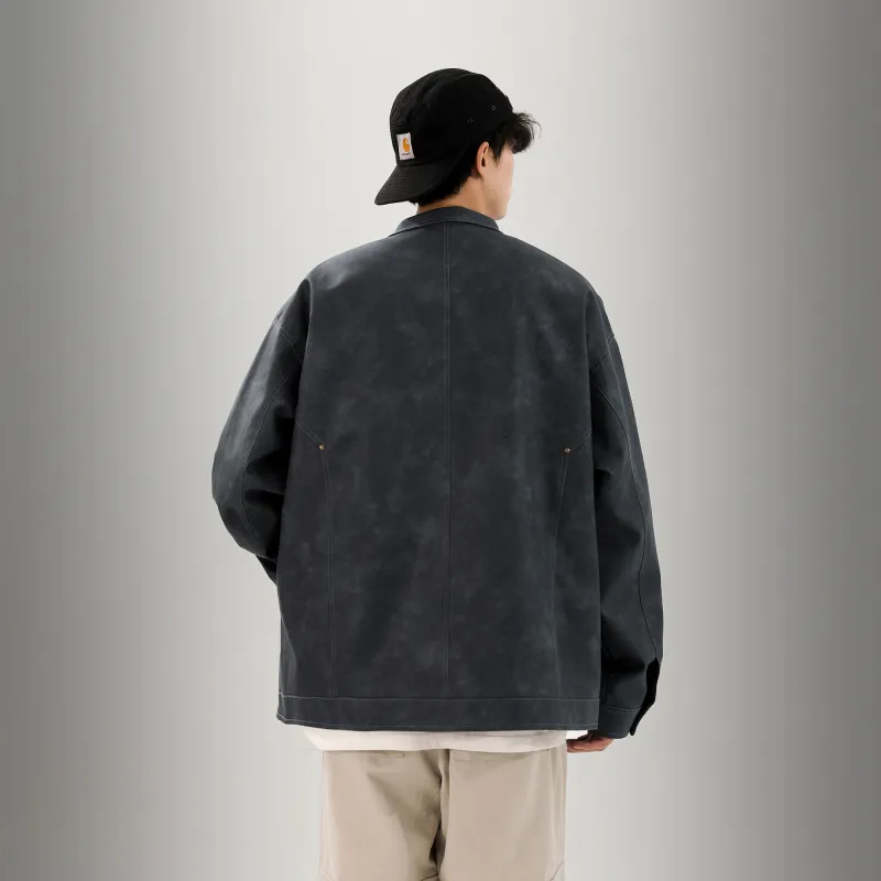 S.k. Manor Hill Leather Jacket Unisex-11
