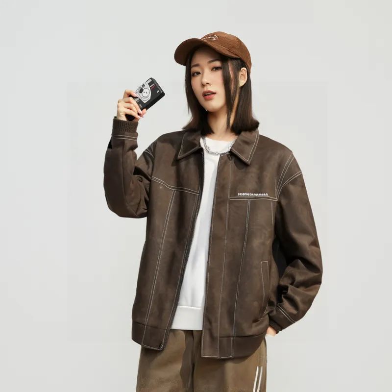 S.k. Manor Hill Leather Jacket Unisex-7