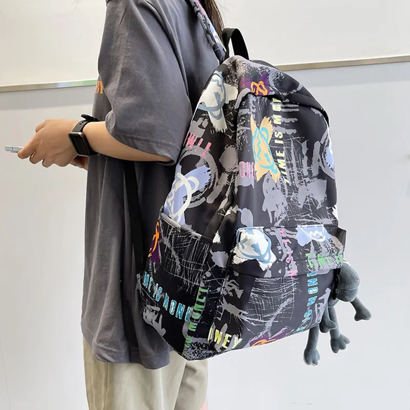 ResNonverba Nylon Backpack Regular Unisex Multicolor-7