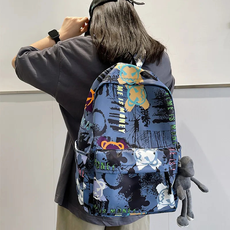 ResNonverba Nylon Backpack Regular Unisex Multicolor-16