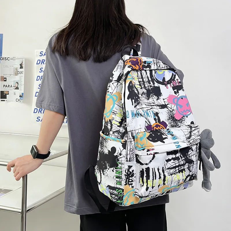 ResNonverba Nylon Backpack Regular Unisex Multicolor-3
