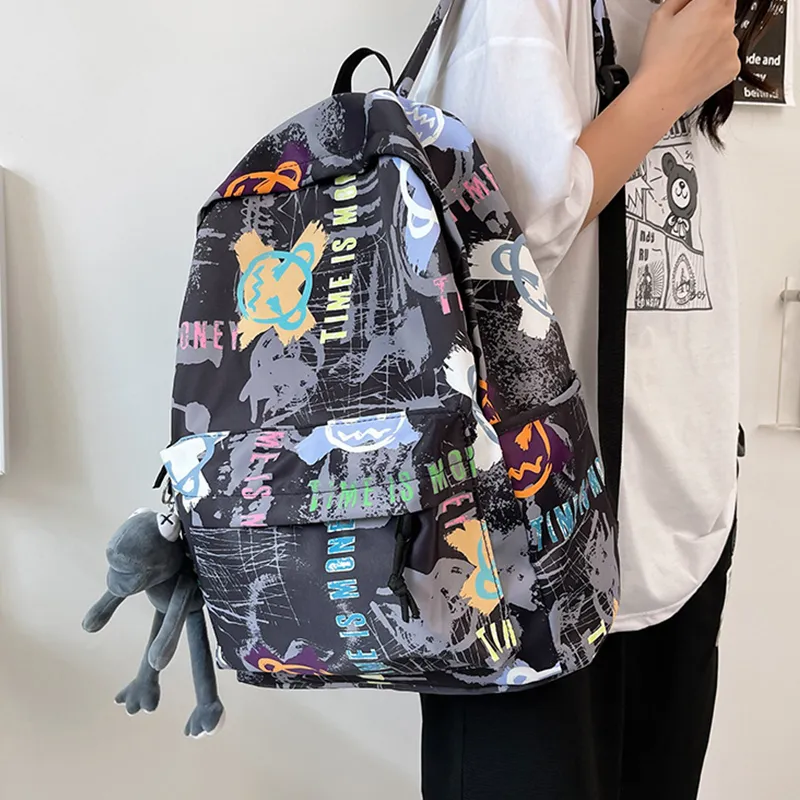 ResNonverba Nylon Backpack Regular Unisex Multicolor-10
