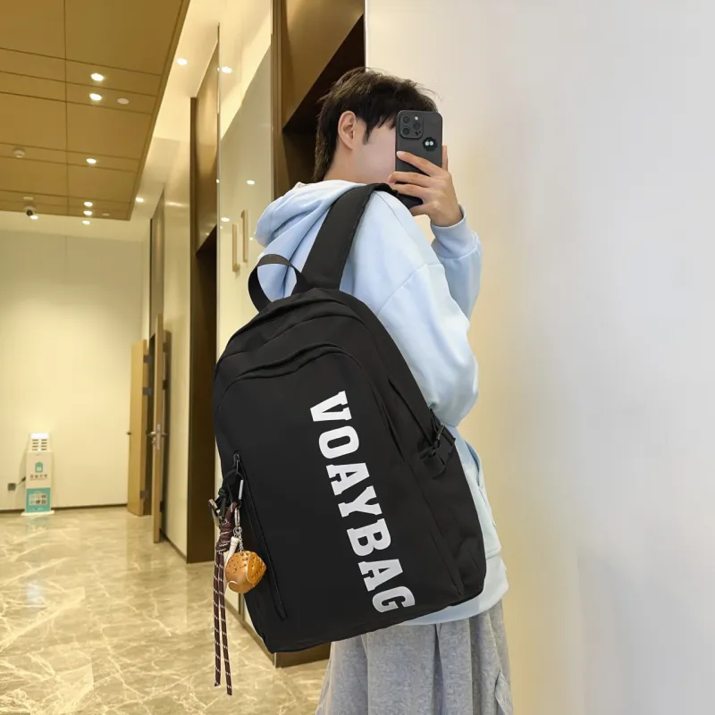 ResNonverba Nylon Backpack Regular Unisex Multicolor-13