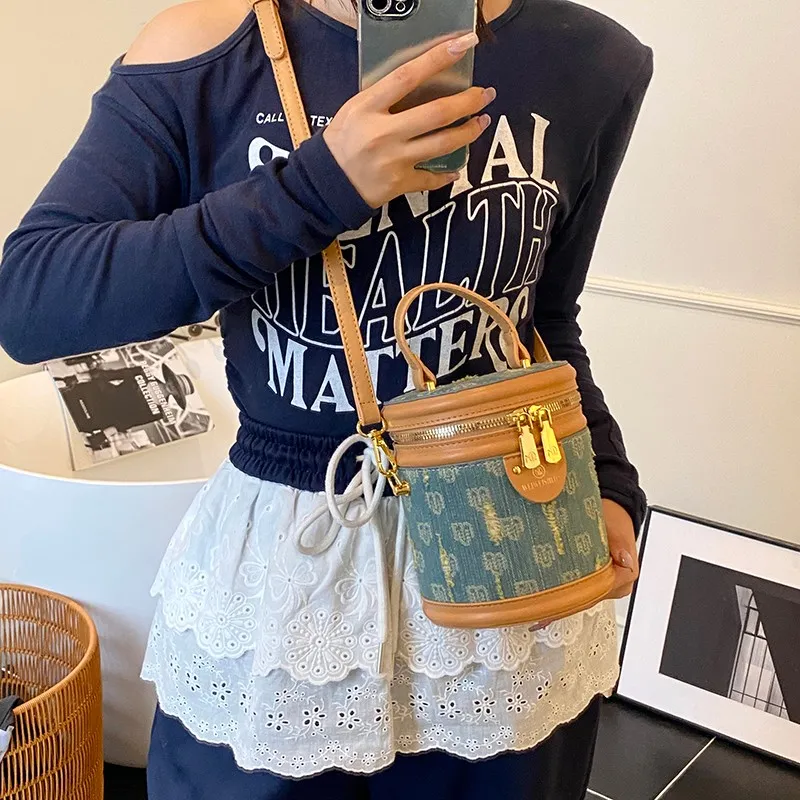 ResNonverba PU Handbag Women's Blue-4