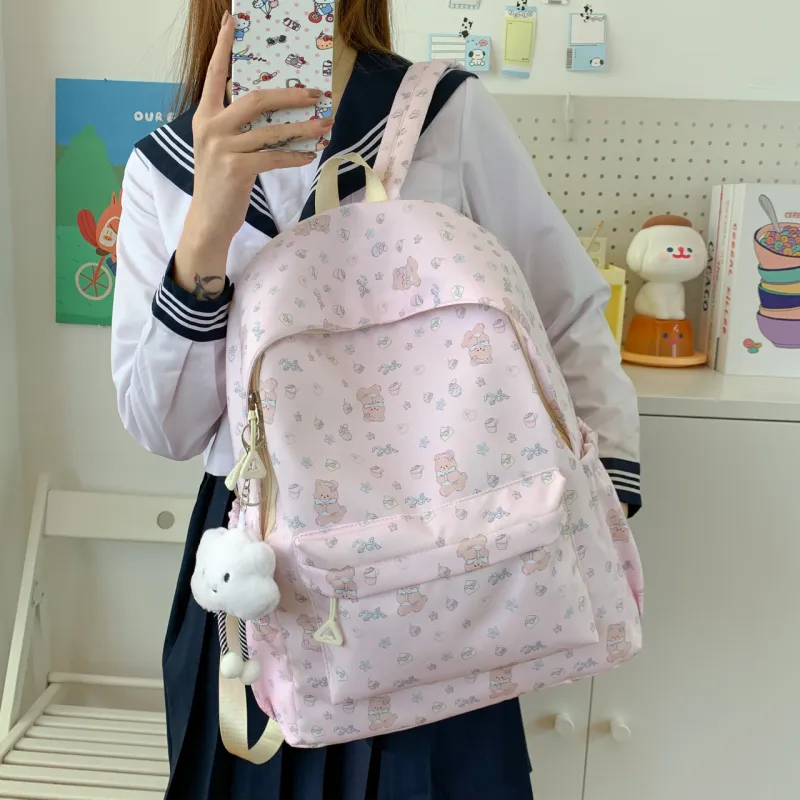 ResNonverba Nylon Backpack Women's Multicolor-5