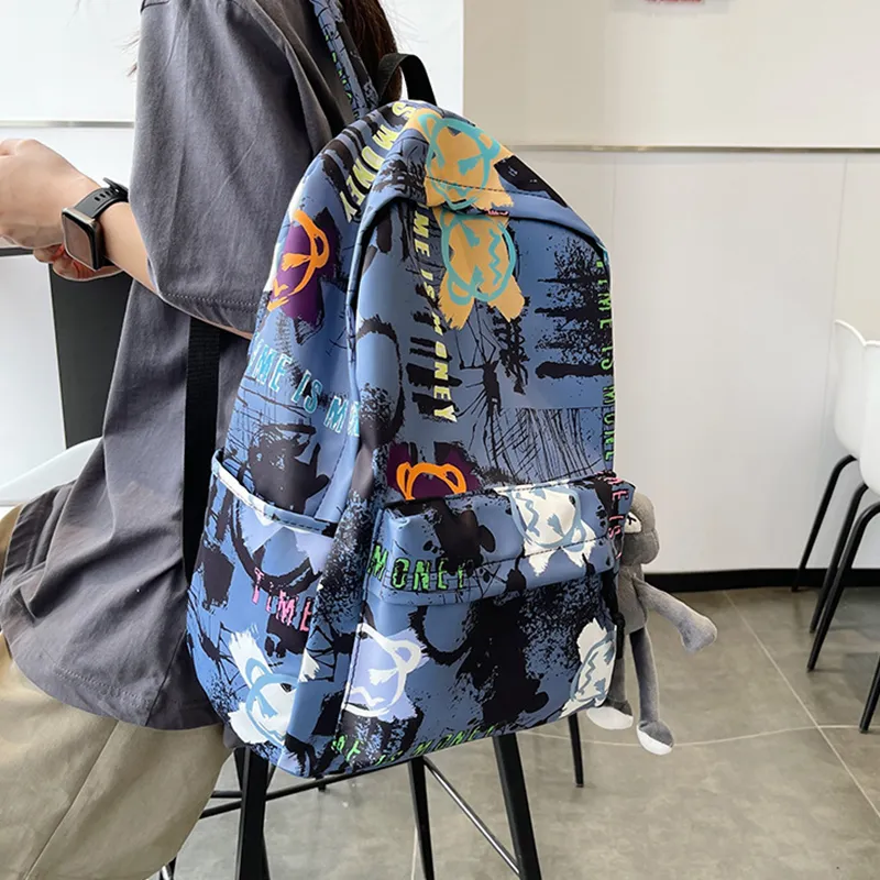 ResNonverba Nylon Backpack Regular Unisex Multicolor-14