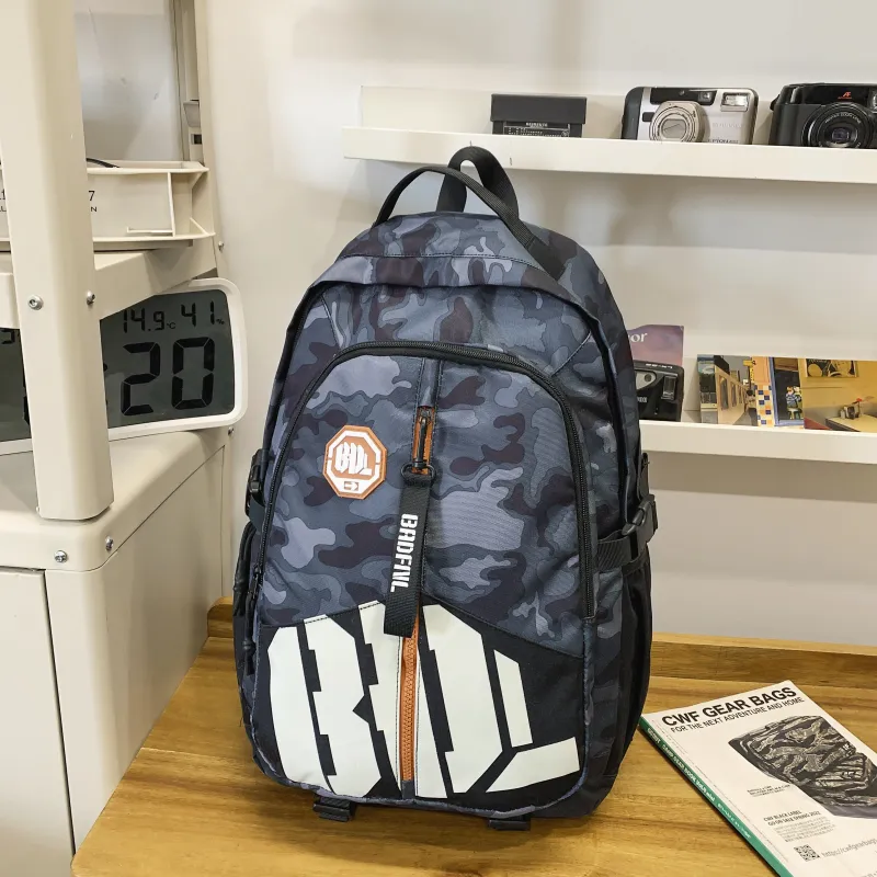 ResNonverba Nylon Backpack Unisex Multicolor-4