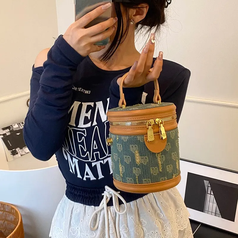ResNonverba PU Handbag Women's Blue-3