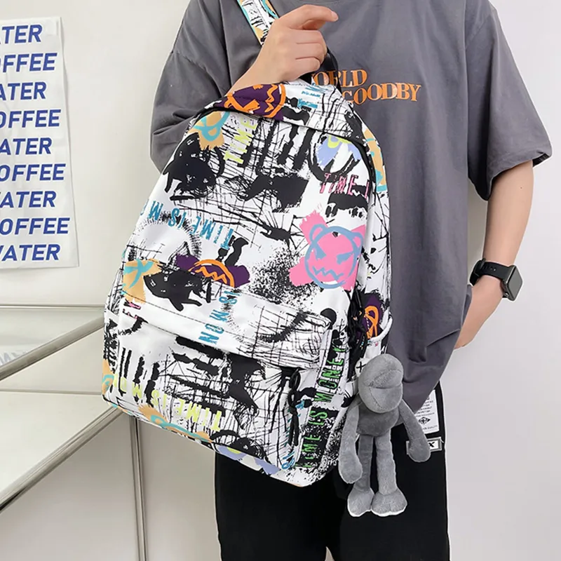 ResNonverba Nylon Backpack Regular Unisex Multicolor-1