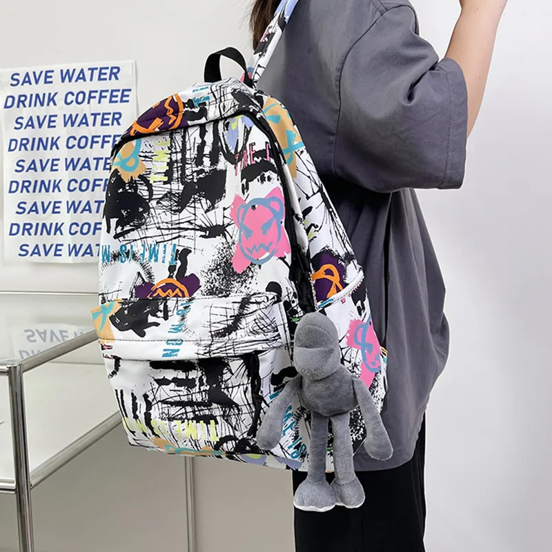 ResNonverba Nylon Backpack Regular Unisex Multicolor-2