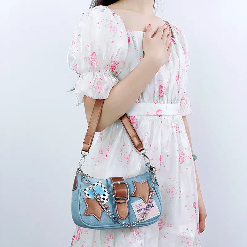 ResNonverba PU Shoulder Bag Crossbody Bag Regular Women's Multicolor-42
