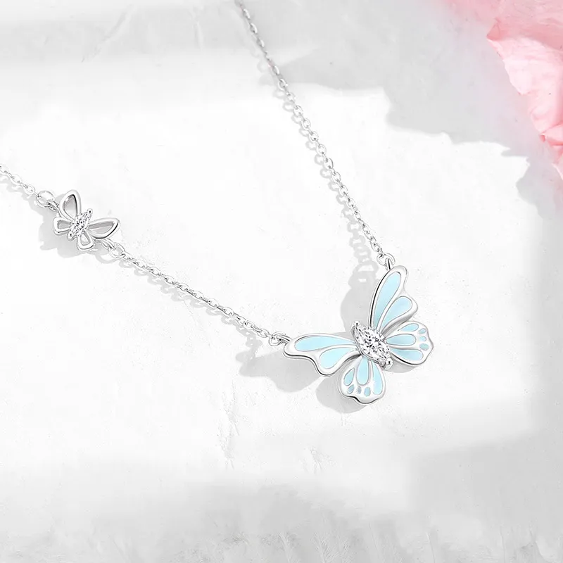 MINGTAIZHUBAO S925 Silver Necklaces Women's-2