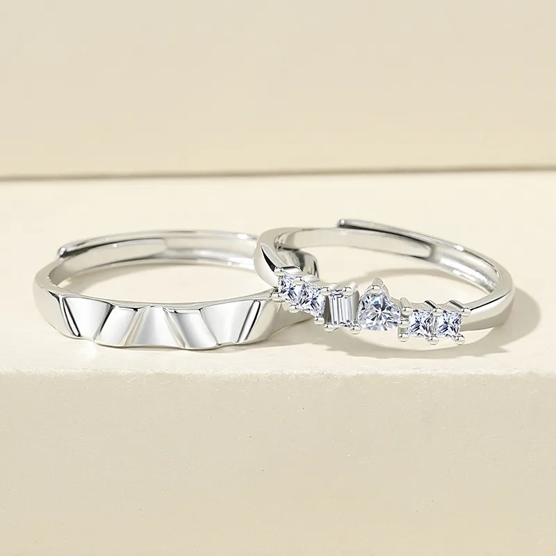 MINGTAIZHUBAO S925 Silver Rings Unisex-3