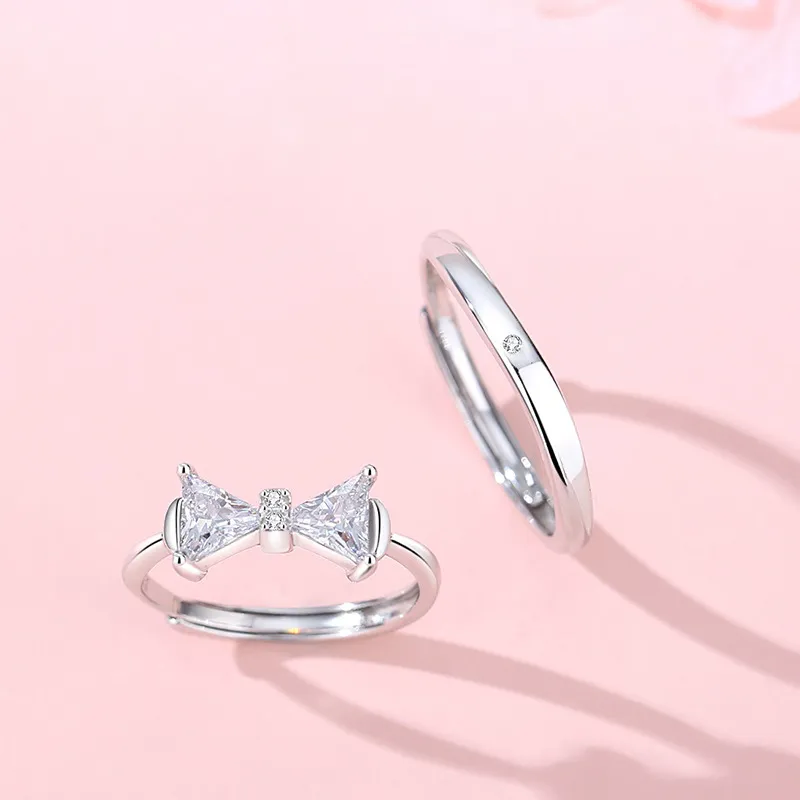 MINGTAIZHUBAO S999 Fine Silver Rings Unisex-3