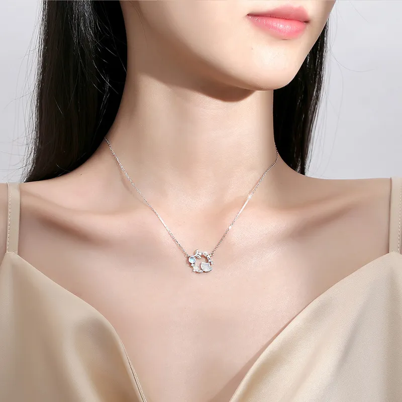 MINGTAIZHUBAO S925 Silver Necklaces Unisex-3