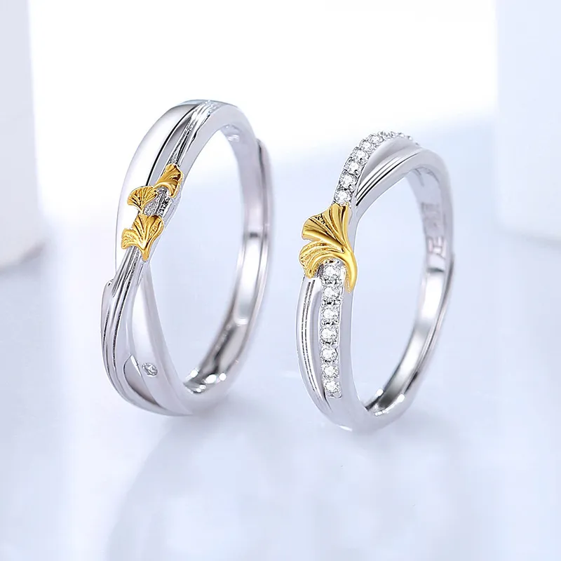 MINGTAIZHUBAO S999 Fine Silver Rings Unisex-1