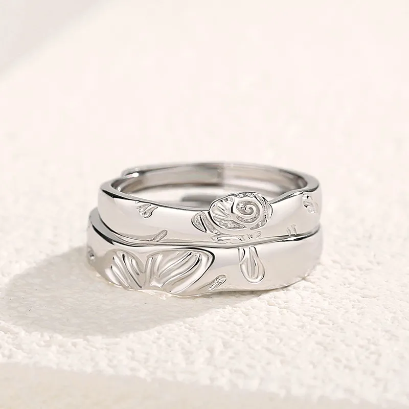 MINGTAIZHUBAO S925 Silver Rings Unisex-2