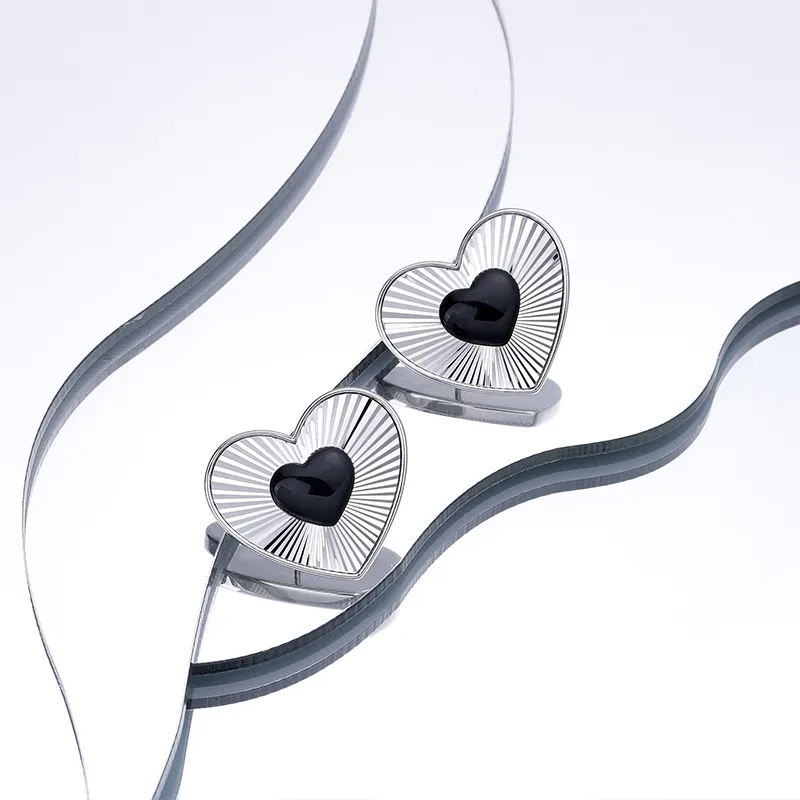 VIGG Alloy Stud Earrings Women's-6