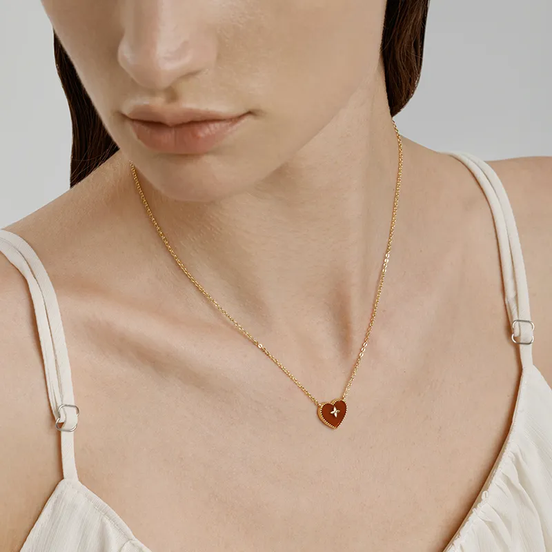 VIGG S925 Silver Necklaces Women's-25