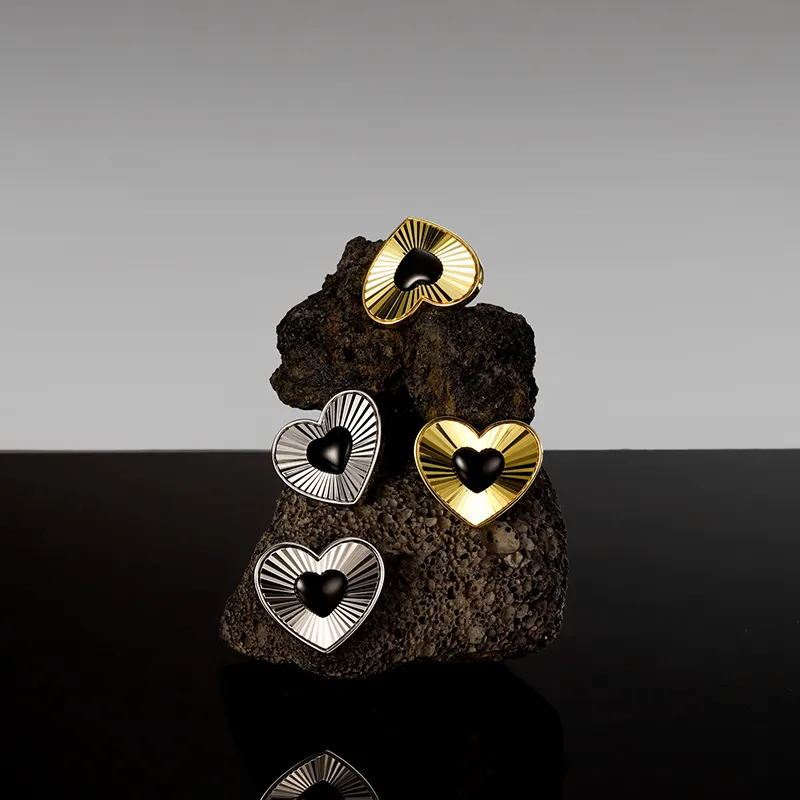 VIGG Alloy Stud Earrings Women's-1