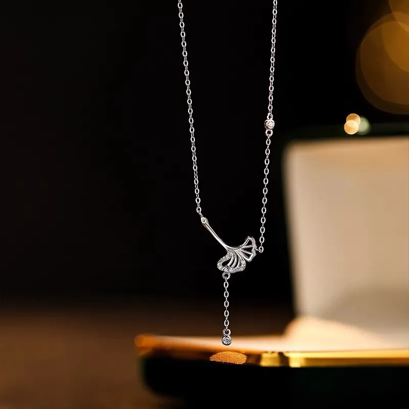 VIGG S925 Silver Necklaces Women's-2
