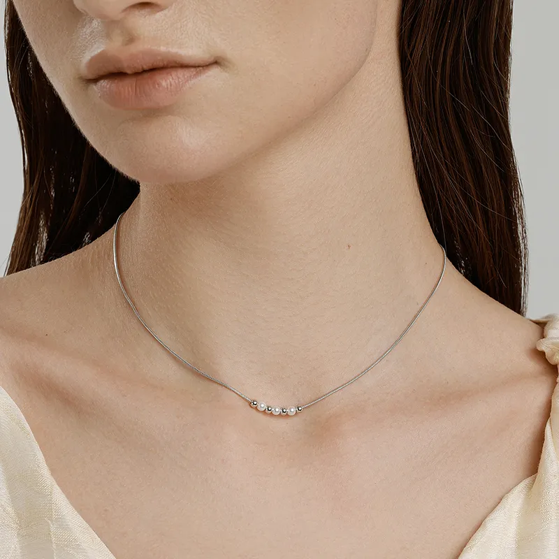 VIGG 925 Sterling Silver Necklaces Women's-2