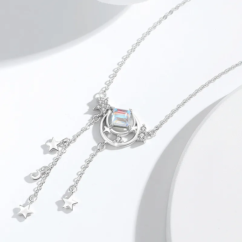 VIGG S925 Silver Necklaces Women's-4