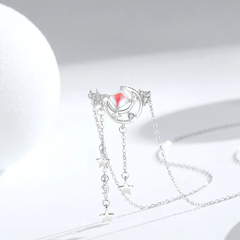VIGG S925 Silver Necklaces Women's-3