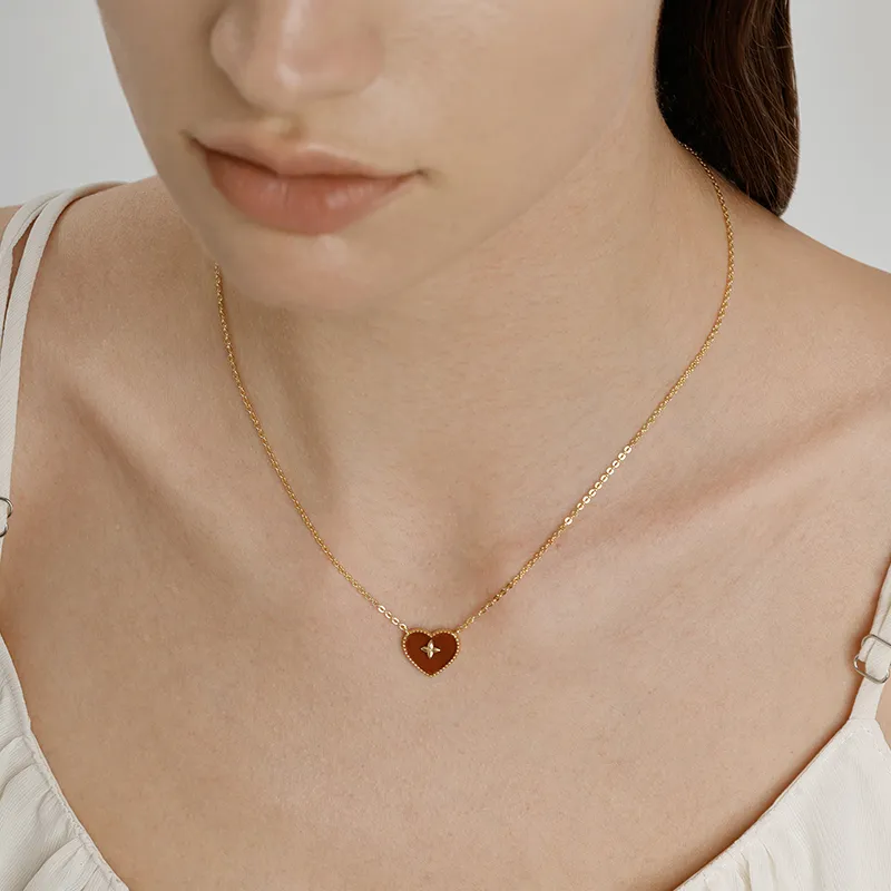 VIGG S925 Silver Necklaces Women's-24
