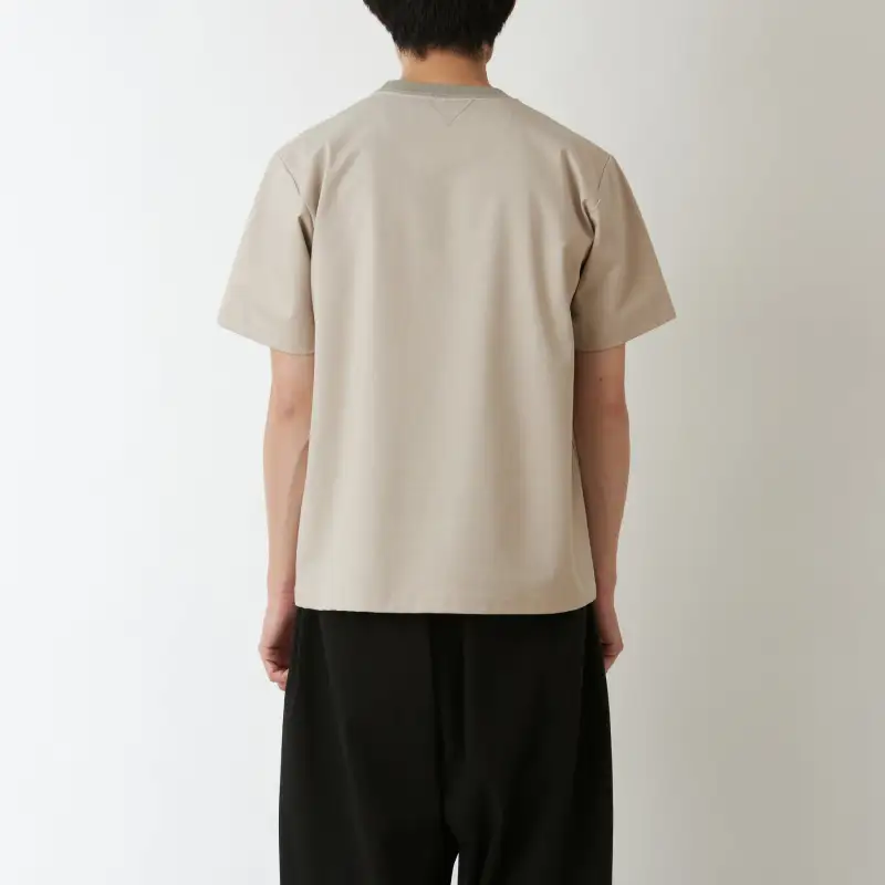 White Mountaineering Short Sleeved T Shirts Men's Khaki-3