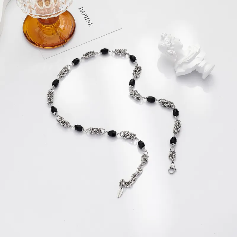 Cooraree Titanium Steel Necklaces Unisex-1
