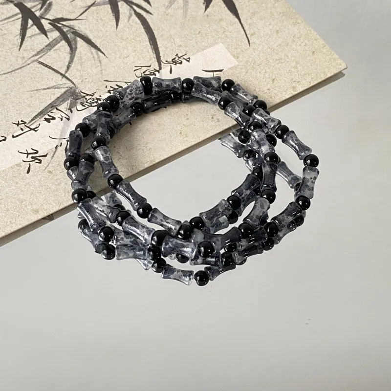 Mù Shàng Yún Yě Colored Glaze Bracelets Unisex-1