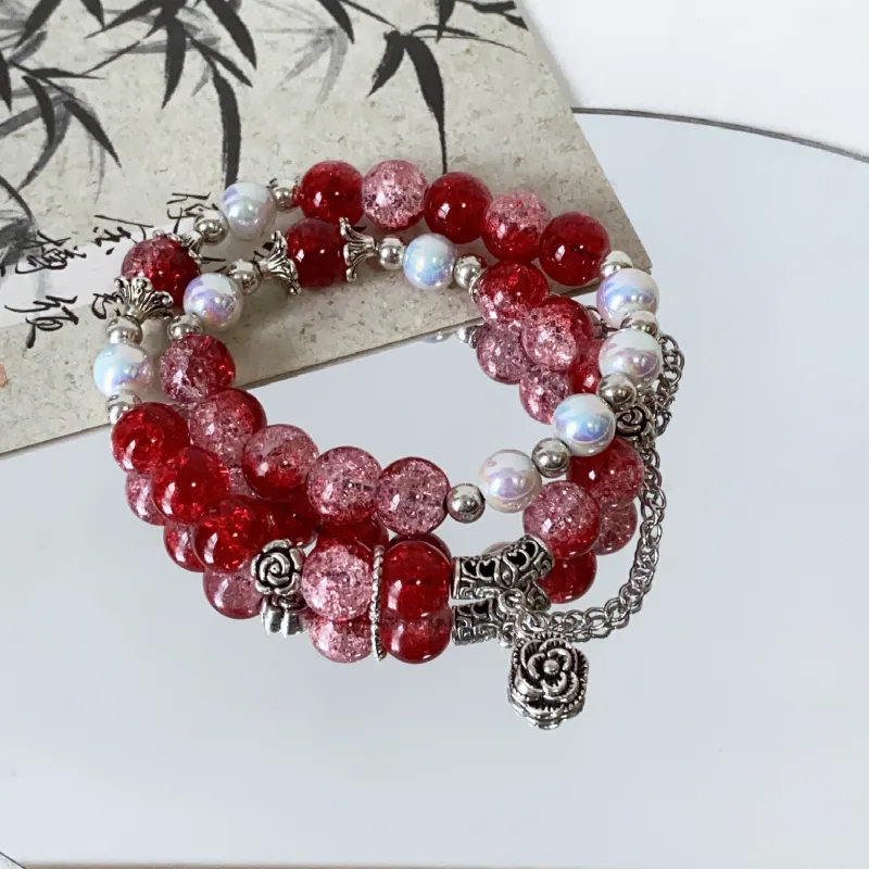 Mù Shàng Yún Yě Colored Glaze Jade Bracelets Women's-1