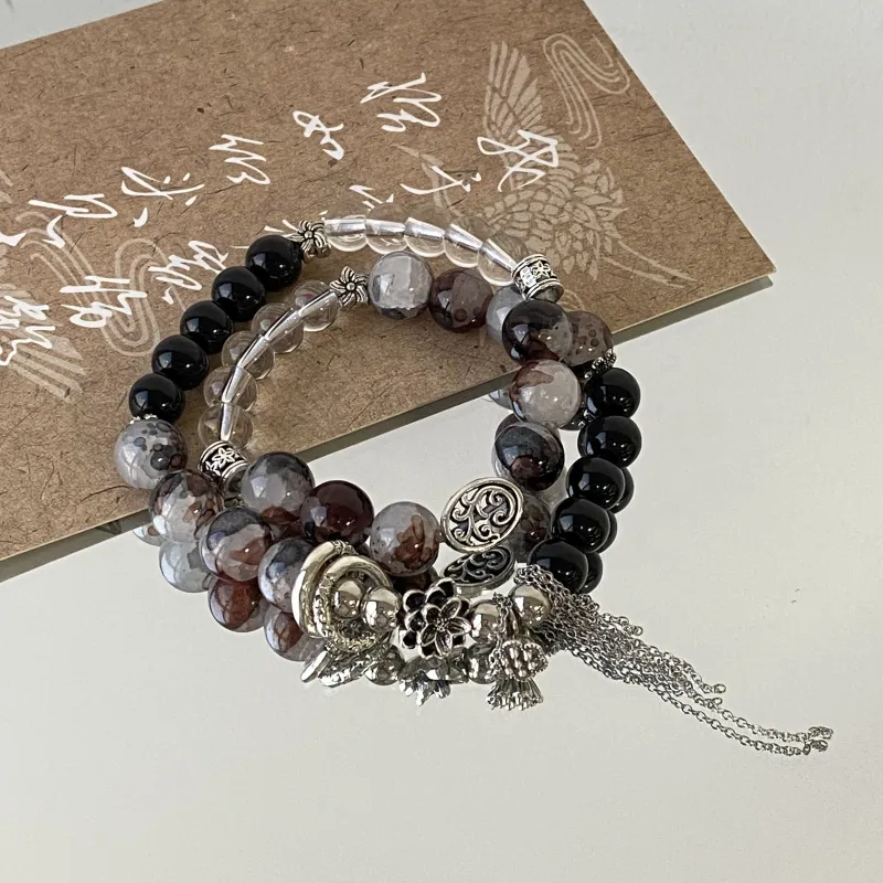 Mù Shàng Yún Yě Colored Glaze Bracelets Women's-1