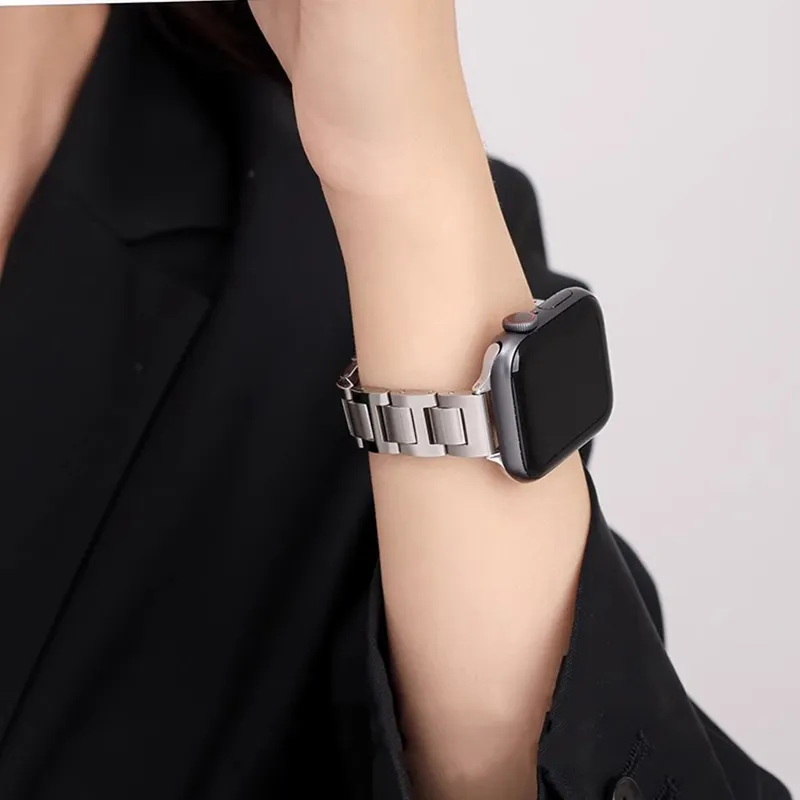 Senior's House Your Collection Watch Bands Apple Compatibility 155mm Metal Unisex-2