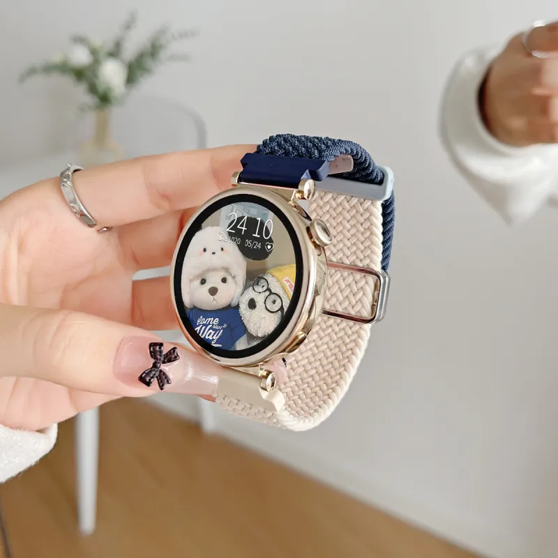 Senior's House Huawei Compatibility Watch Band 18 48mm Fabric Material-14