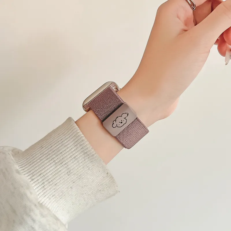 Senior's House Apple Compatibility Watch Band 200mm Fabric Material-14