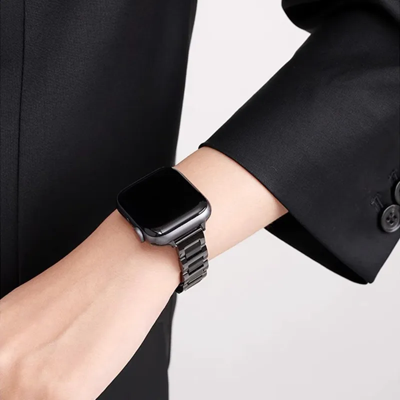 Senior's House Your Collection Watch Bands Apple Compatibility 155mm Metal Unisex-4