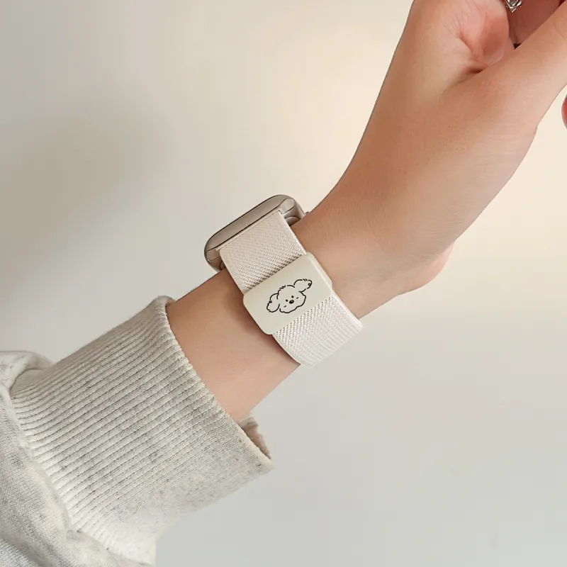 Senior's House Apple Compatibility Watch Band 200mm Fabric Material-9