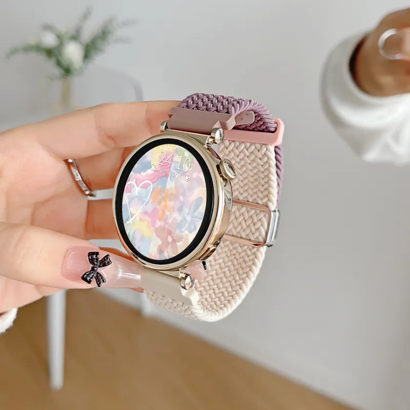 Senior's House Huawei Compatibility Watch Band 18 48mm Fabric Material-11