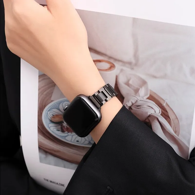 Senior's House Your Collection Watch Bands Apple Compatibility 155mm Metal Unisex-5