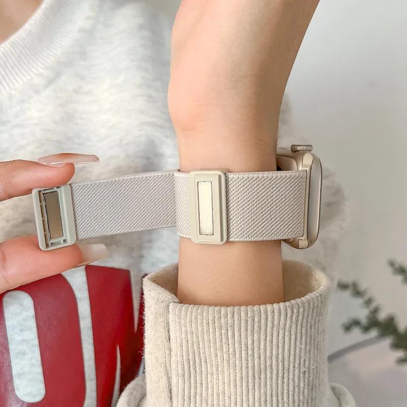 Senior's House Apple Compatibility Watch Band 200mm Fabric Material-8