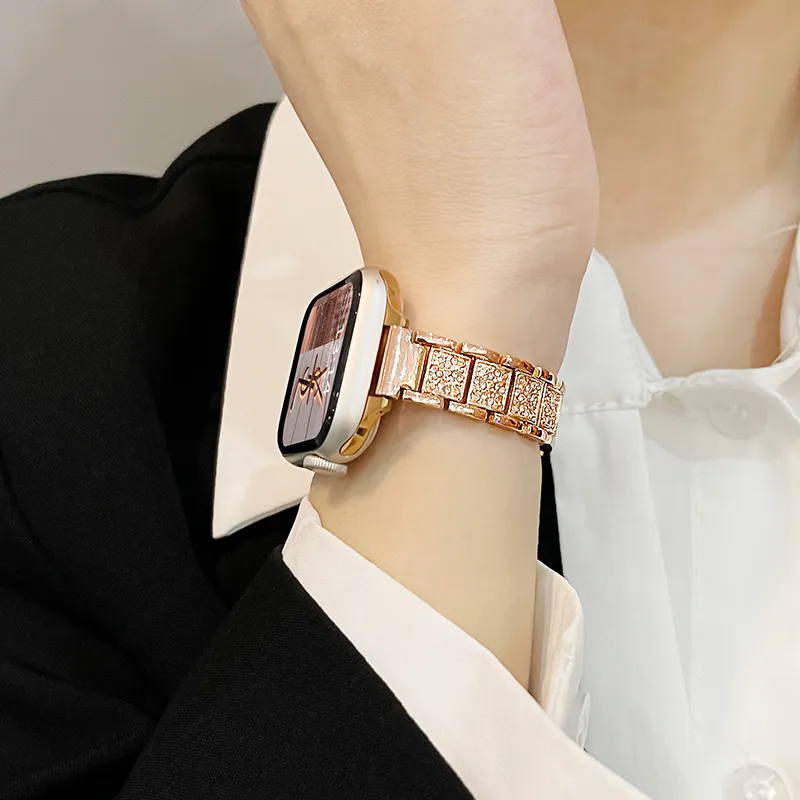 Senior's House Apple Compatibility Watch Band Metal-9