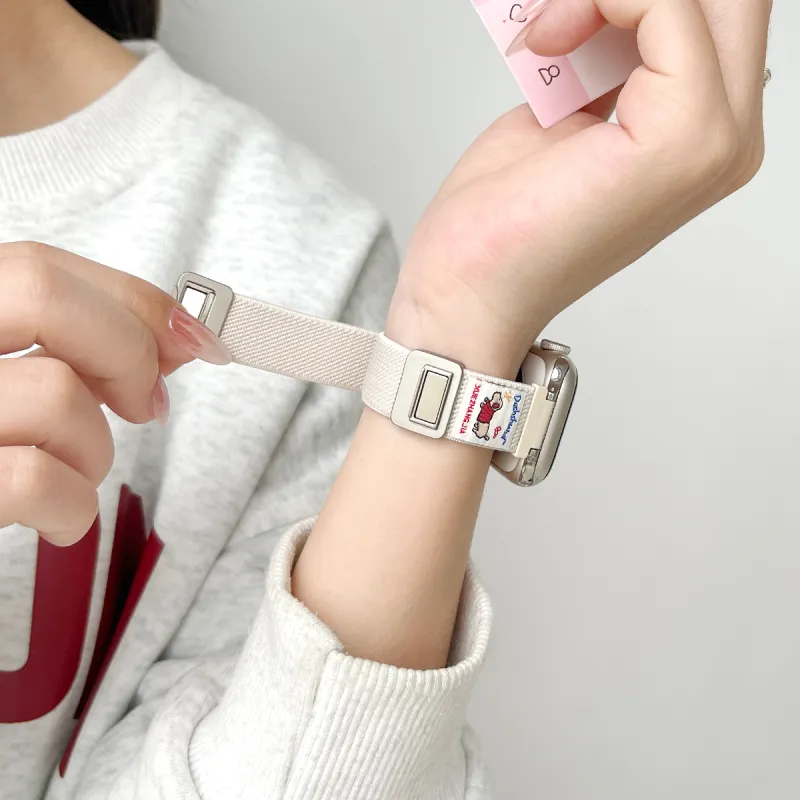 Senior's House Apple Compatibility Watch Band Nylon Material-1