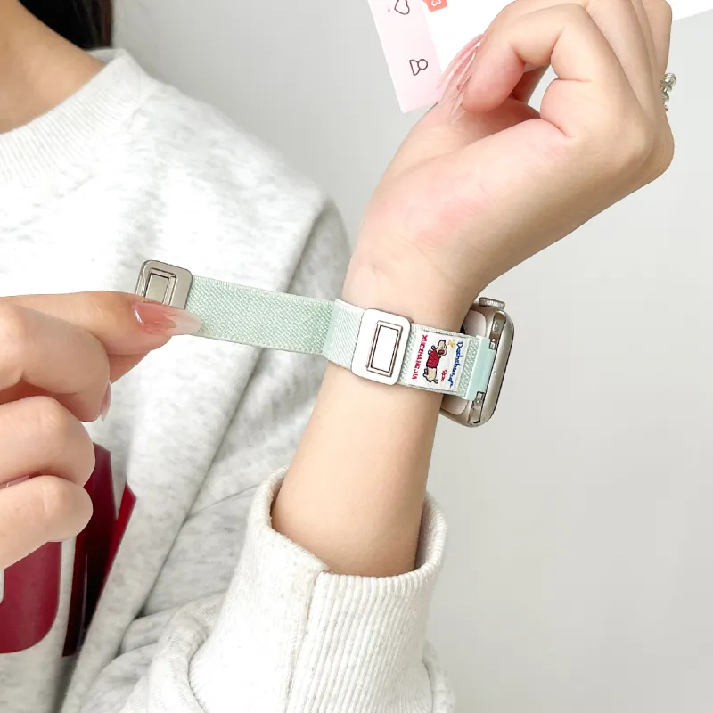 Senior's House Apple Compatibility Watch Band Nylon Material-13