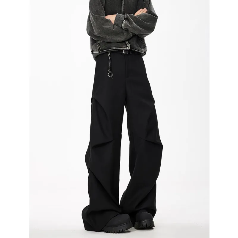 XIDELONG Suit Trouser Unisex Black-2