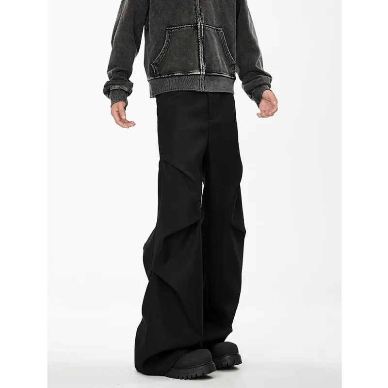 XIDELONG Suit Trouser Unisex Black-3